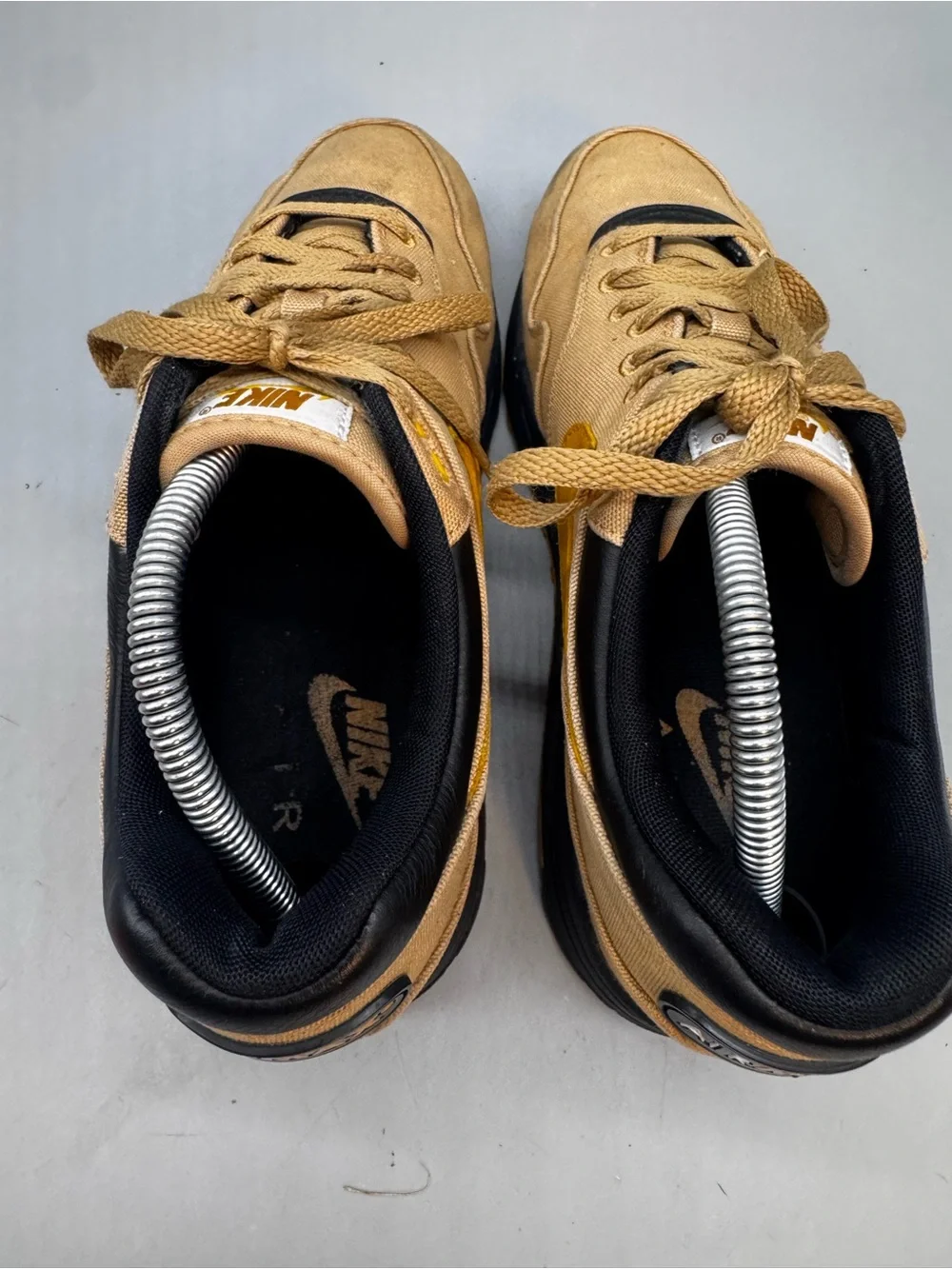 Size 10 - Nike Air Max 1 Premium Elemental Gold Low Top Men’s Shoes